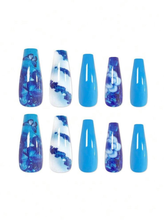 Blue Magic Press Ons