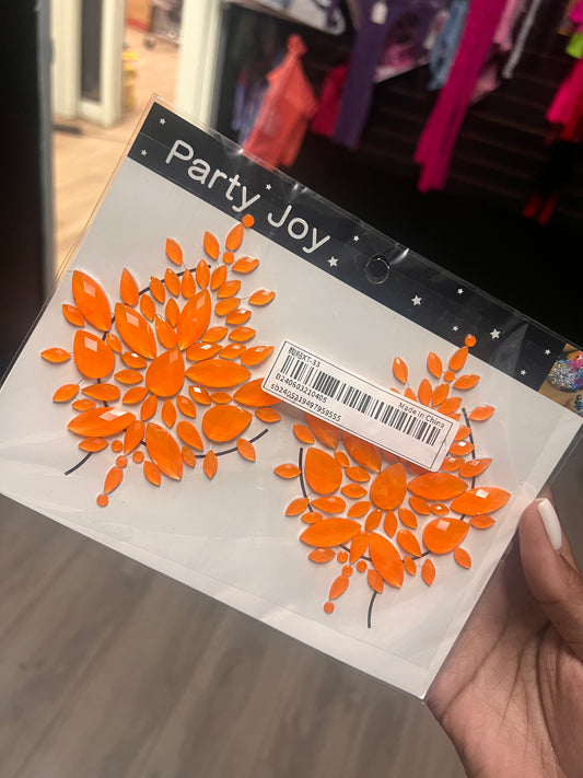 Color diamond pasties