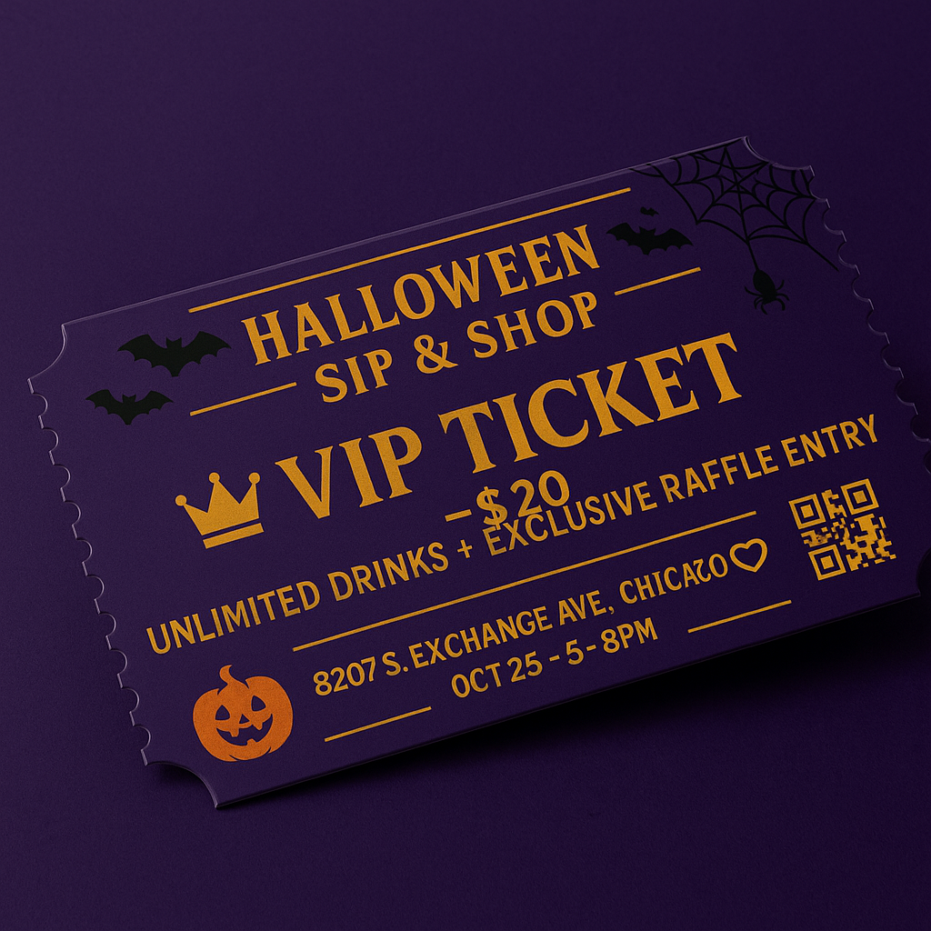 Sexy Halloween Sip & Shop Ticket
