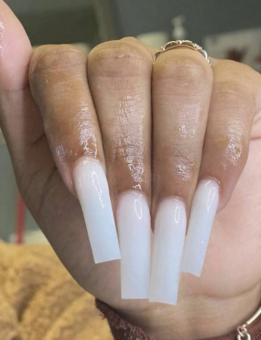 Milky Press Ons